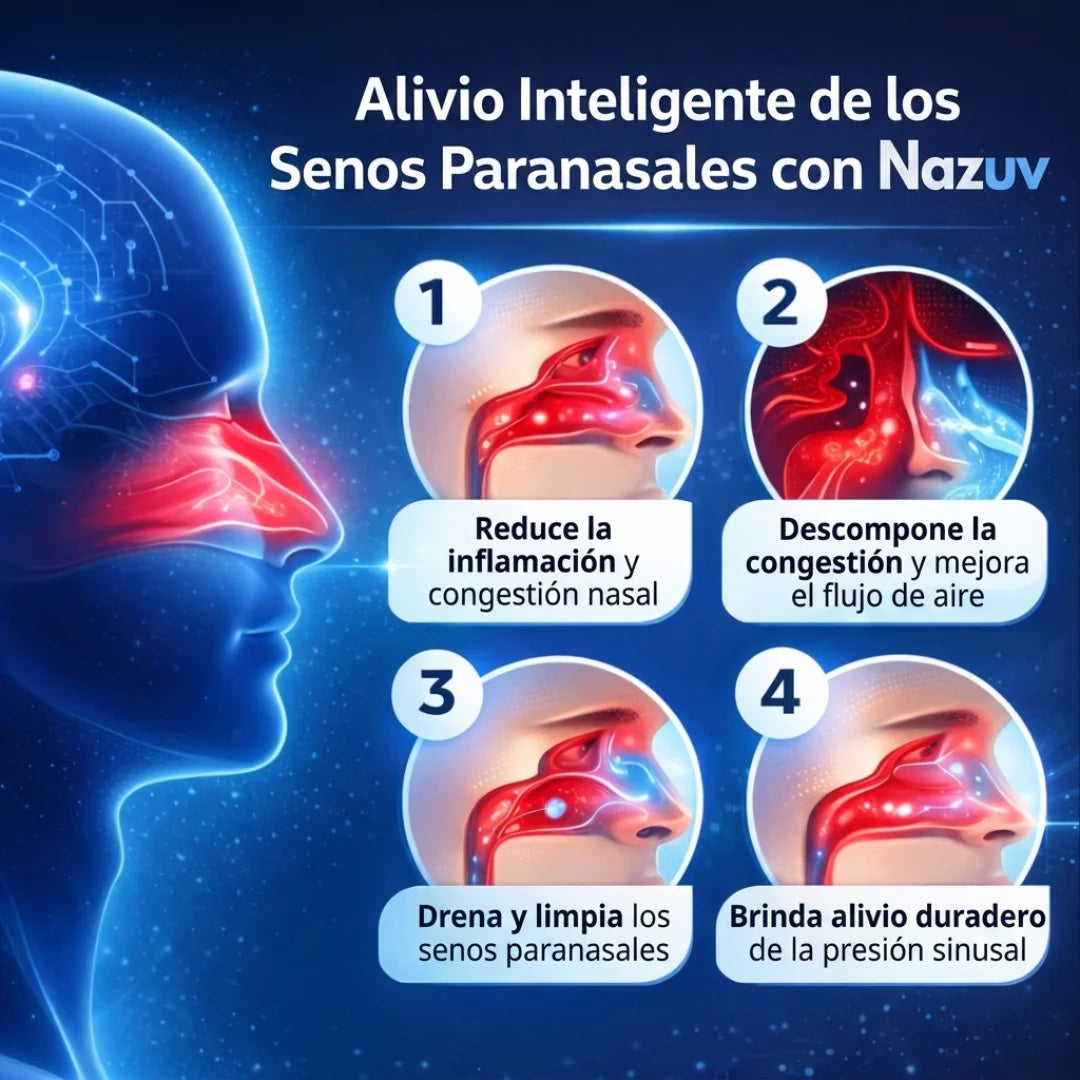 NAZUV Terapia Nasal de Luz Roja