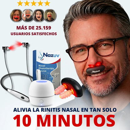 NAZUV Dispositivo de fototerapia con luz roja