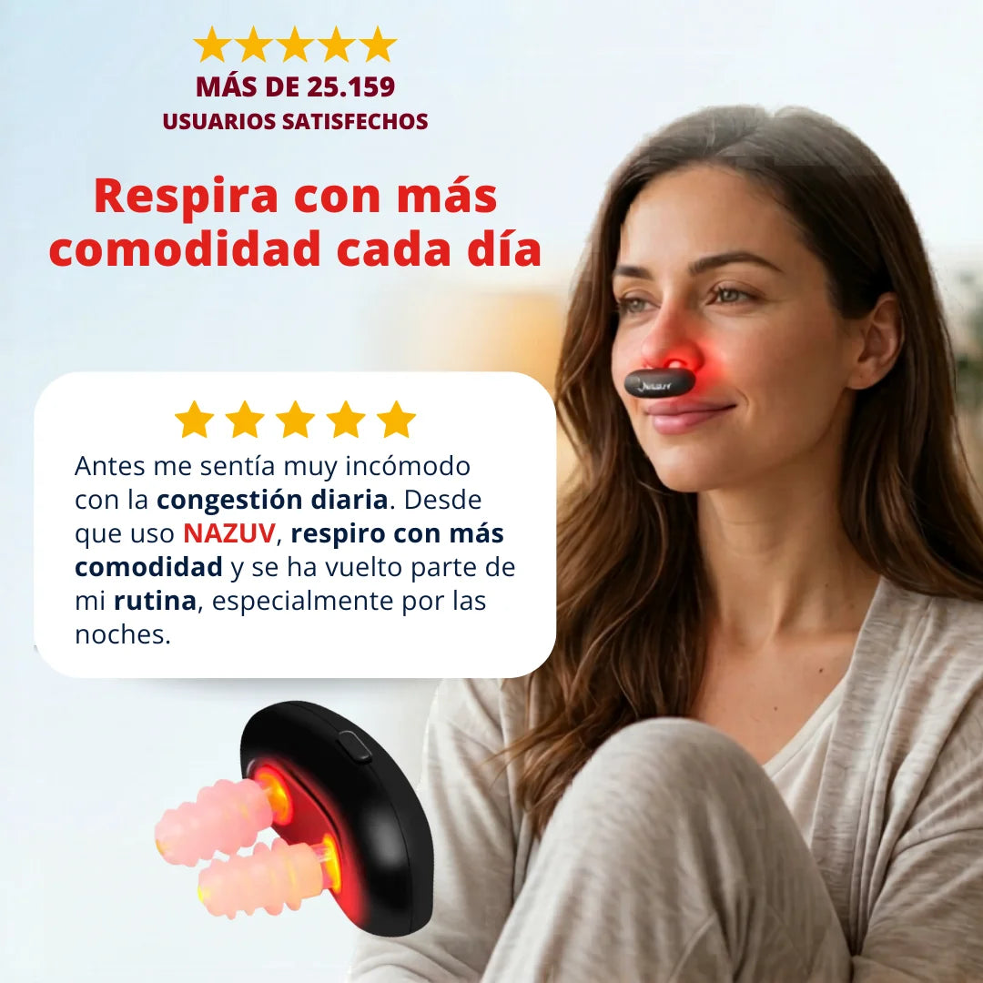 NAZUV Terapia Nasal de Luz Roja