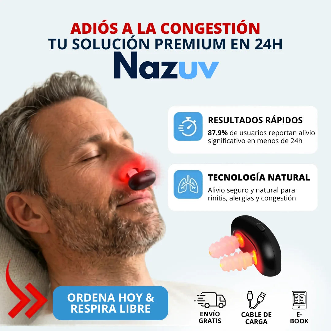NAZUV Terapia Nasal de Luz Roja